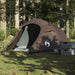Cort de camping tunel pentru 3 persoane, maro, impermeabil - WALTI WALTI