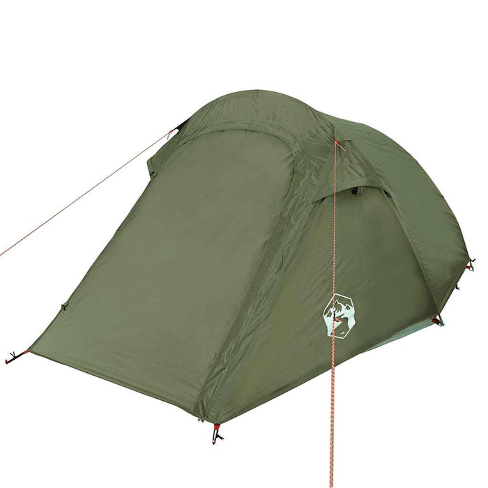 Cort camping tunel pentru 2 persoane verde măsliniu impermeabil - WALTI WALTI
