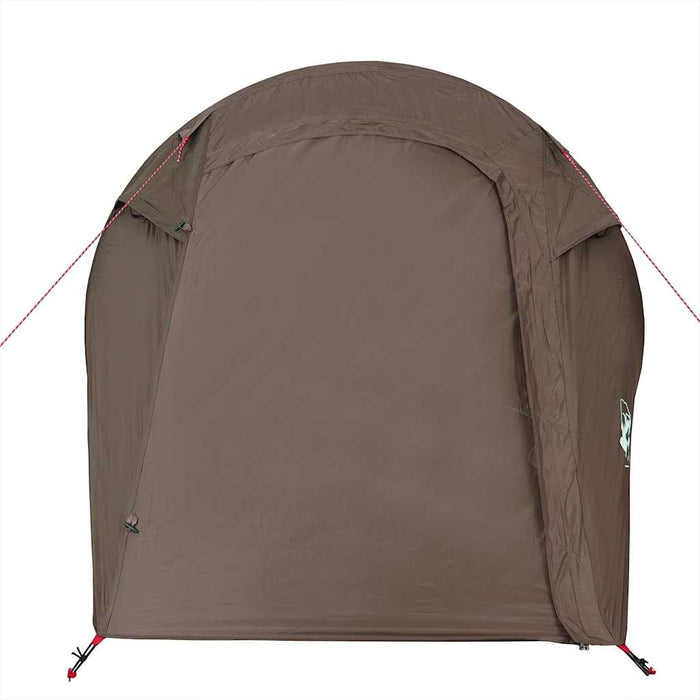 Cort de camping tunel pentru 2 persoane, maro, impermeabil - WALTI WALTI