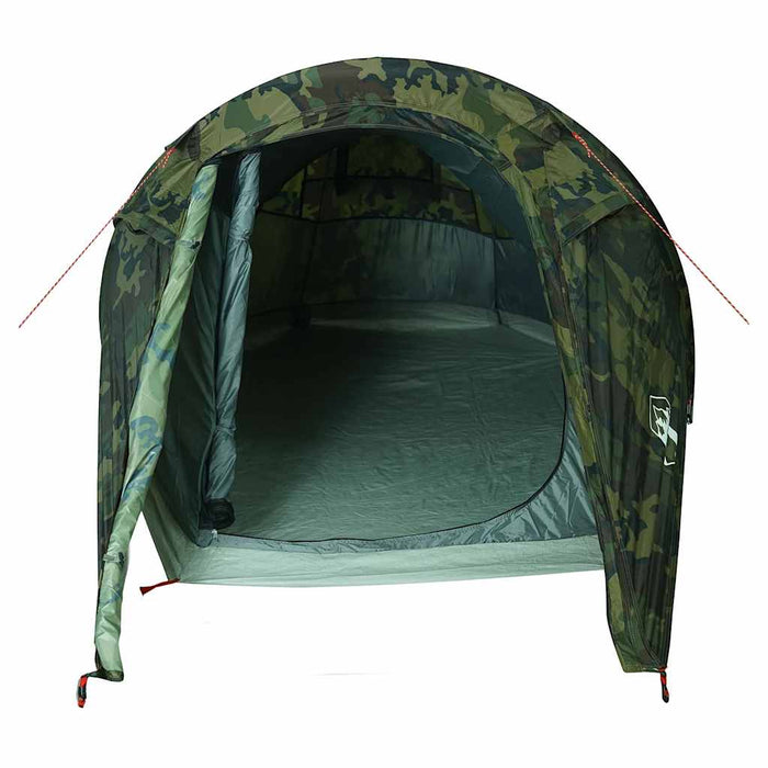 Cort de camping tunel pentru 2 persoane, camuflaj, impermeabil - WALTI WALTI