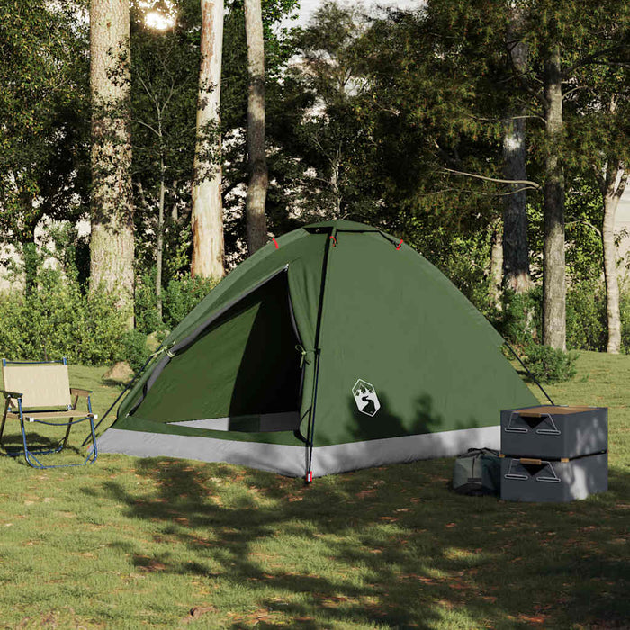 Cort camping cupolă 4 persoane verde măsliniu impermeabil WALTI