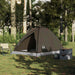 Cort de camping cupolă pentru 4 persoane, maro, impermeabil - WALTI WALTI