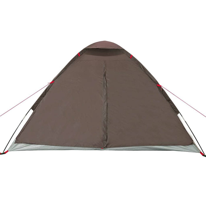 Cort de camping cupolă pentru 4 persoane, maro, impermeabil - WALTI WALTI