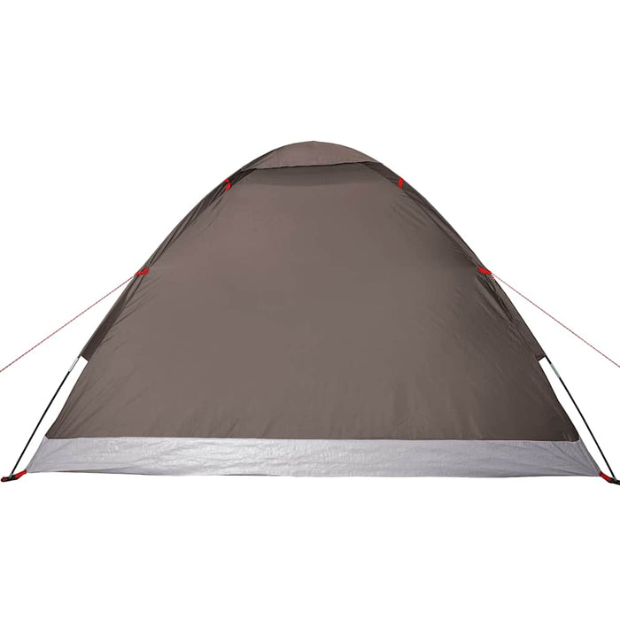 Cort de camping cupolă pentru 4 persoane, maro, impermeabil - WALTI WALTI