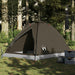 Cort de camping cupolă pentru 4 persoane, maro, impermeabil - WALTI WALTI