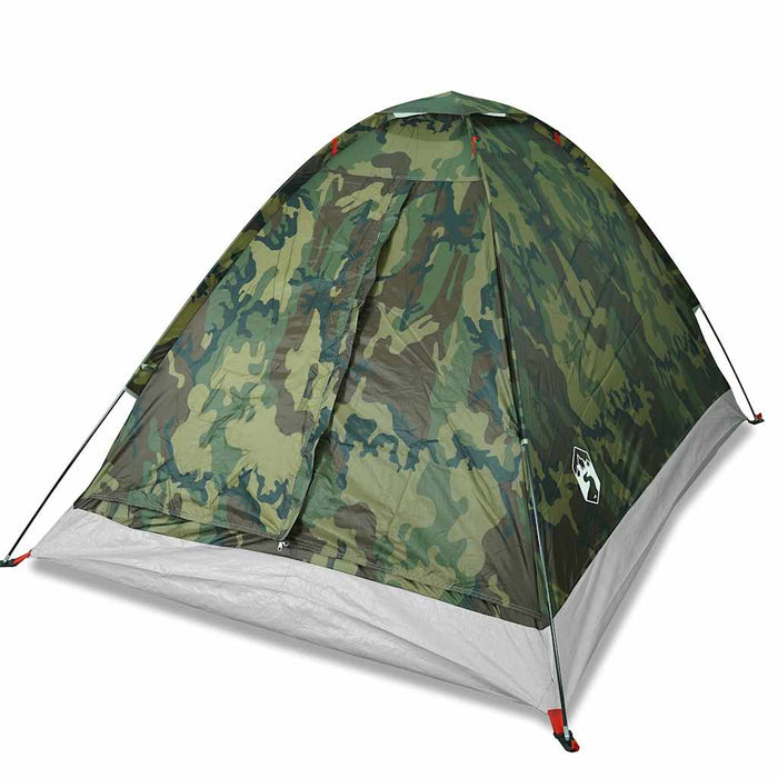 Cort de camping cupolă pentru 4 persoane, camuflaj, impermeabil WALTI