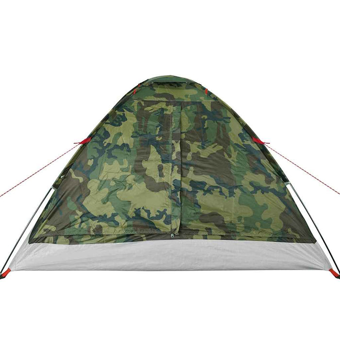 Cort de camping cupolă pentru 4 persoane, camuflaj, impermeabil WALTI