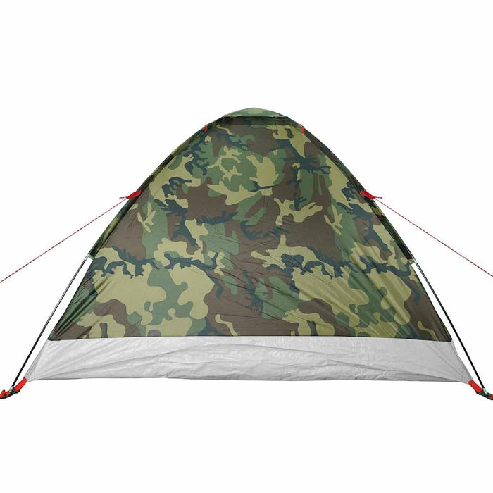 Cort de camping cupolă pentru 4 persoane, camuflaj, impermeabil WALTI