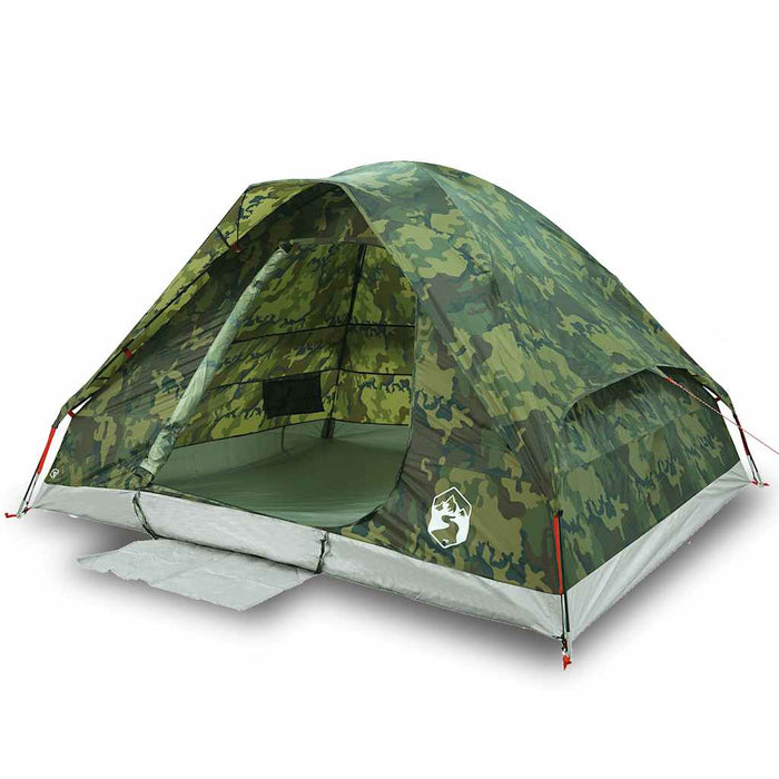 Cort de camping cupolă pentru 2 persoane, camuflaj, impermeabil - WALTI WALTI