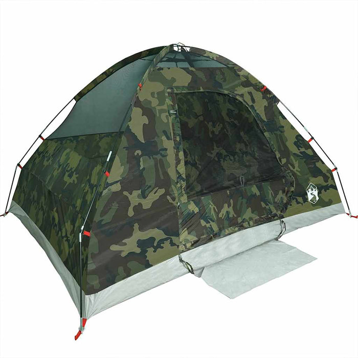Cort de camping cupolă pentru 2 persoane, camuflaj, impermeabil - WALTI WALTI