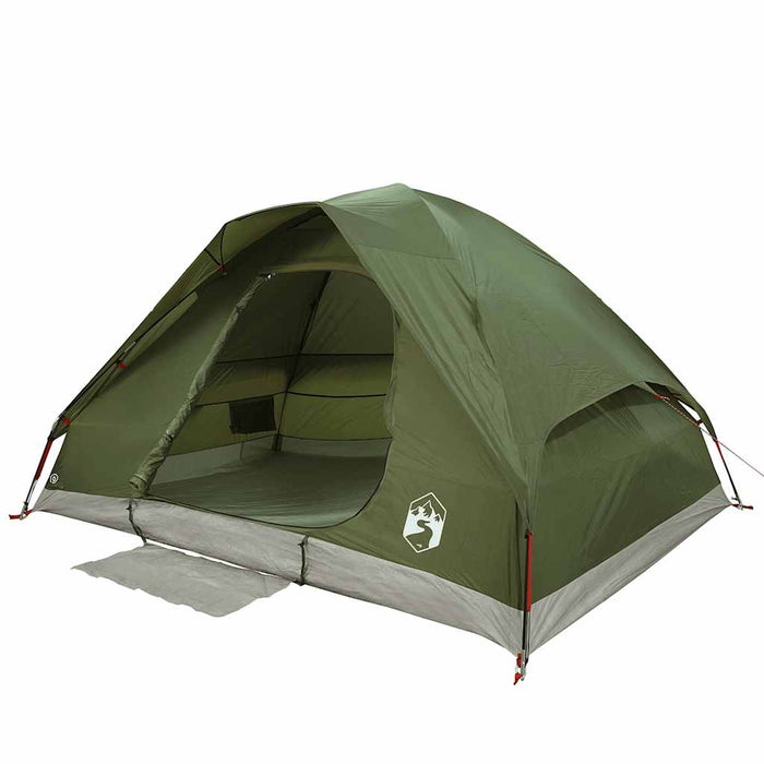 Cort camping cupolă 4 persoane verde măsliniu impermeabil - WALTI WALTI