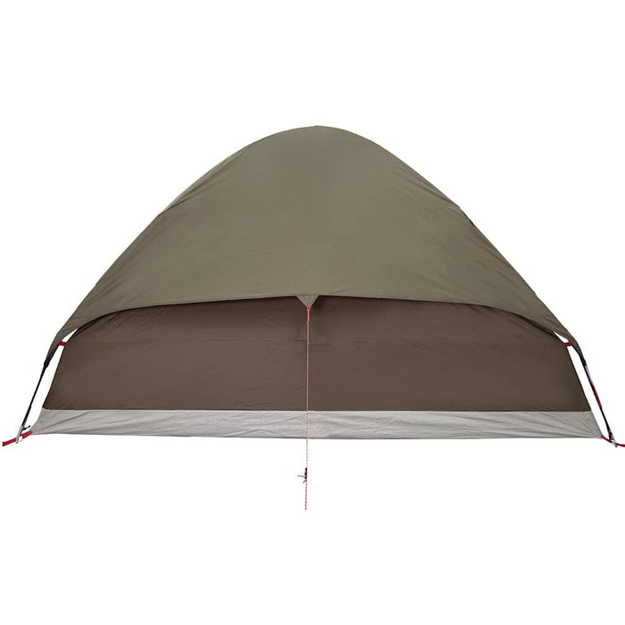Cort de camping cupolă pentru 4 persoane, maro, impermeabil - WALTI WALTI