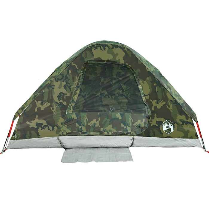Cort de camping cupolă pentru 4 persoane, camuflaj, impermeabil - WALTI WALTI