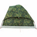 Cort de camping cupolă pentru 4 persoane, camuflaj, impermeabil - WALTI WALTI