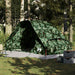Cort de camping cupolă pentru 4 persoane, camuflaj, impermeabil - WALTI WALTI