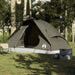 Cort de camping cupolă pentru 6 persoane, maro, impermeabil - WALTI WALTI