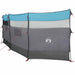 Paravan de camping, albastru, 510x153 cm, impermeabil - WALTI WALTI