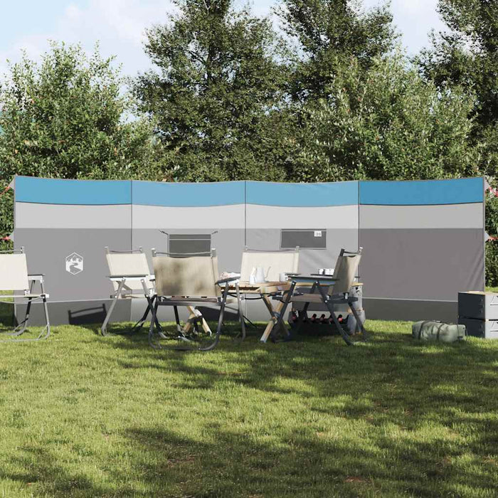 Paravan de camping, albastru, 510x153 cm, impermeabil - WALTI WALTI