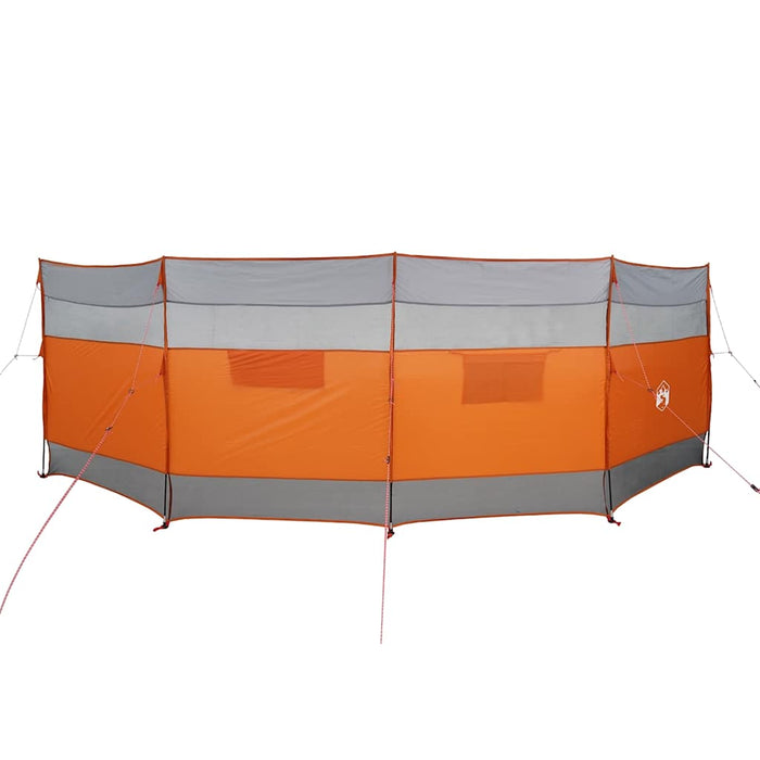 Paravan de camping, gri/portocaliu, 510x153 cm, impermeabil - WALTI WALTI