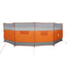 Paravan de camping, gri/portocaliu, 510x153 cm, impermeabil - WALTI WALTI