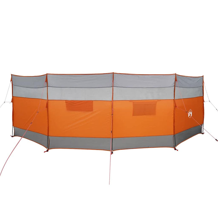 Paravan de camping, gri/portocaliu, 510x153 cm, impermeabil - WALTI WALTI
