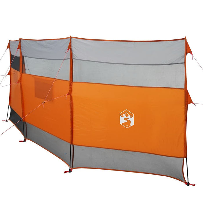 Paravan de camping, gri/portocaliu, 510x153 cm, impermeabil - WALTI WALTI