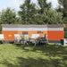 Paravan de camping, gri/portocaliu, 510x153 cm, impermeabil - WALTI WALTI
