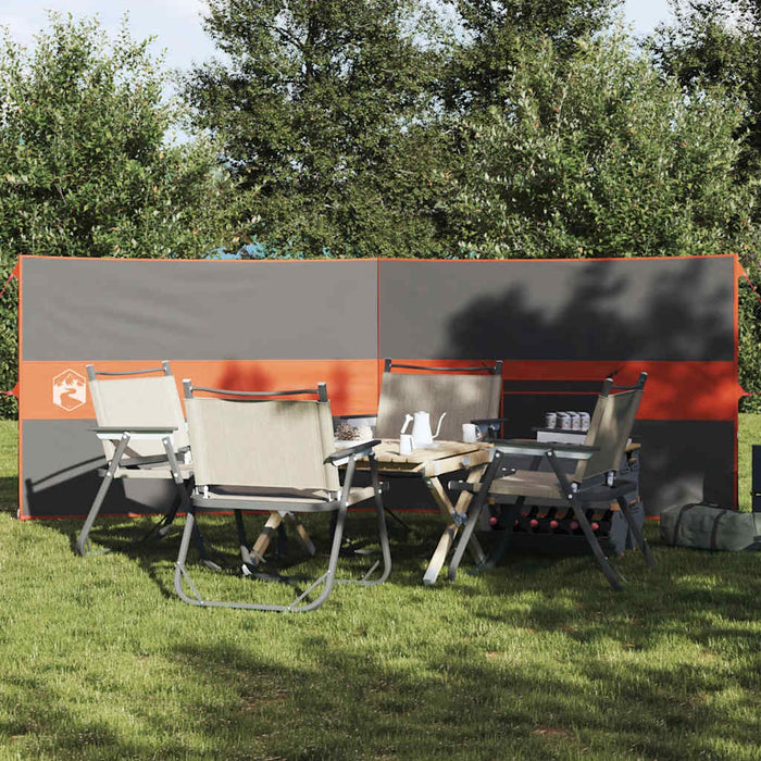 Paravan de camping, gri/portocaliu, 344x120 c, impermeabil - WALTI WALTI