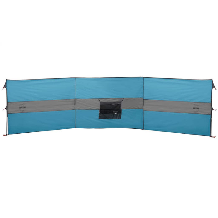 Paravan de camping, albastru, 490x123 cm, impermeabil - WALTI WALTI