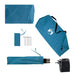 Paravan de camping, albastru, 490x123 cm, impermeabil - WALTI WALTI