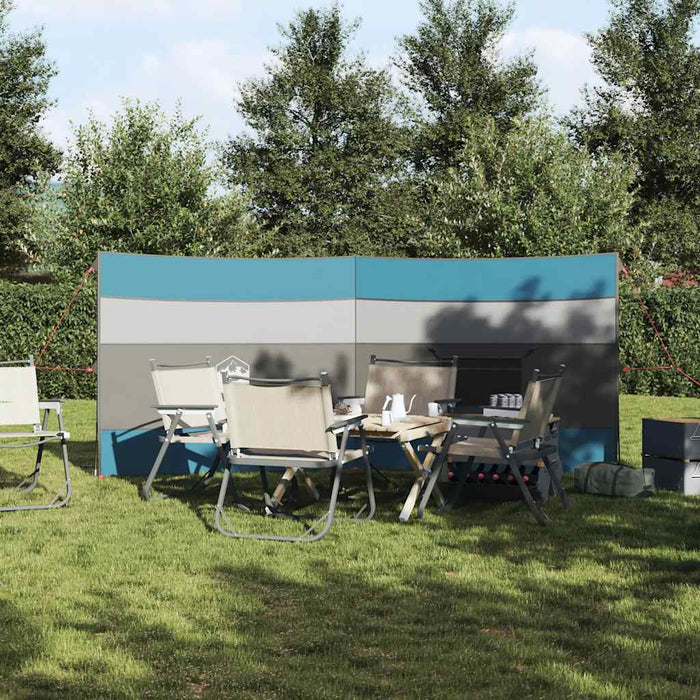 Paravan de camping, albastru, 340x130 cm, impermeabil - WALTI WALTI