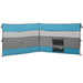 Paravan de camping, albastru, 340x130 cm, impermeabil - WALTI WALTI