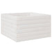 Jardinieră de grădină, alb, 40x40x23 cm, lemn masiv de pin - WALTI WALTI