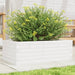Jardinieră de grădină, alb, 70x40x23 cm, lemn masiv de pin - WALTI WALTI