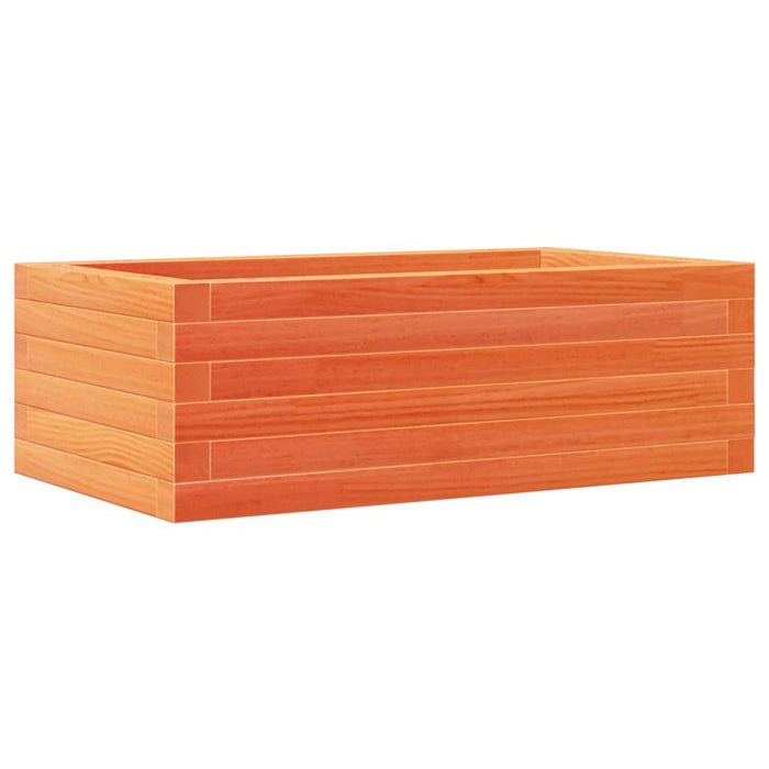 Jardinieră de grădină, maro ceruit, 70x40x23 cm, lemn masiv pin - WALTI WALTI
