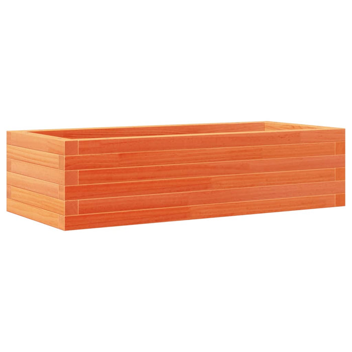 Jardinieră de grădină, maro ceruit, 90x40x23 cm, lemn masiv pin - WALTI WALTI