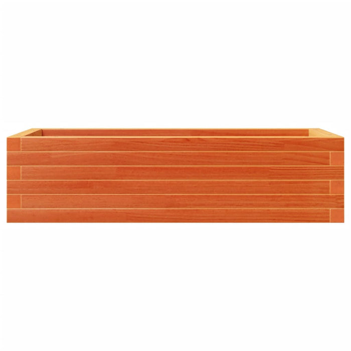 Jardinieră de grădină, maro ceruit, 90x40x23 cm, lemn masiv pin - WALTI WALTI