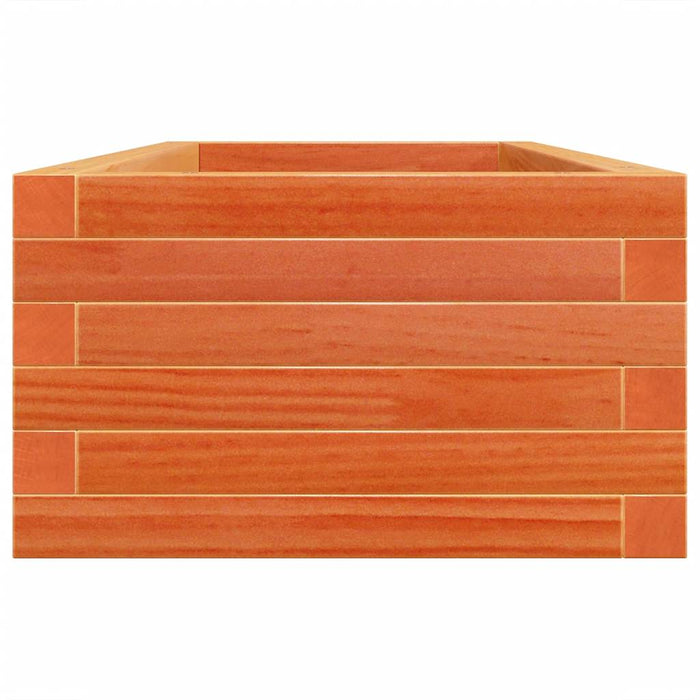 Jardinieră de grădină, maro ceruit, 110x40x23 cm lemn masiv pin - WALTI WALTI