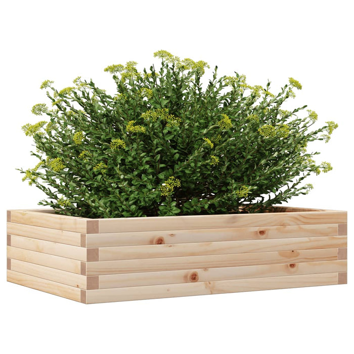Jardinieră de grădină, 90x60x23 cm, lemn masiv de pin - WALTI WALTI