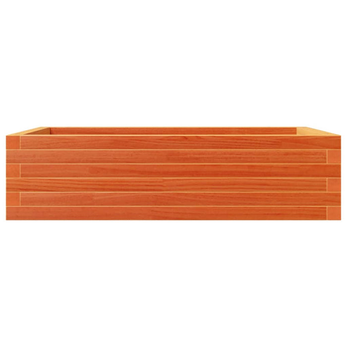 Jardinieră de grădină, maro ceruit, 90x60x23 cm, lemn masiv pin - WALTI WALTI