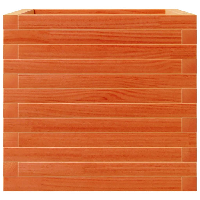 Jardinieră grădină, maro ceruit, 50x50x45,5 cm, lemn masiv pin - WALTI WALTI