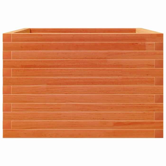 Jardinieră grădină, maro ceruit, 70x70x45,5 cm, lemn masiv pin - WALTI WALTI