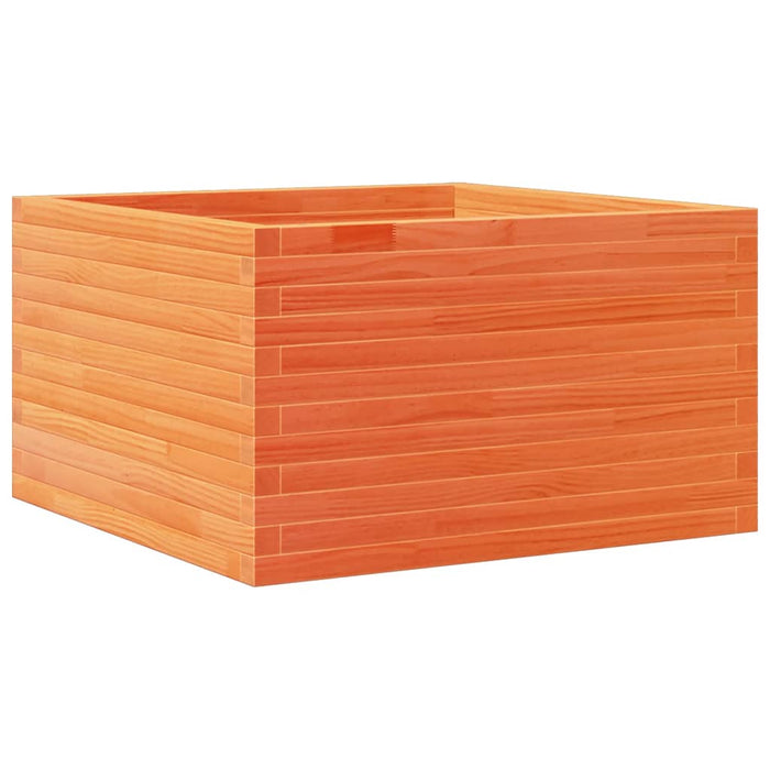 Jardinieră grădină, maro ceruit, 80x80x45,5 cm, lemn masiv pin - WALTI WALTI
