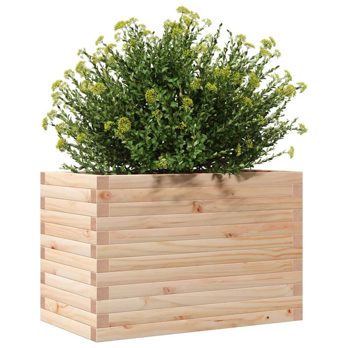 Jardinieră de grădină, 70x40x45,5 cm, lemn masiv de pin - WALTI WALTI
