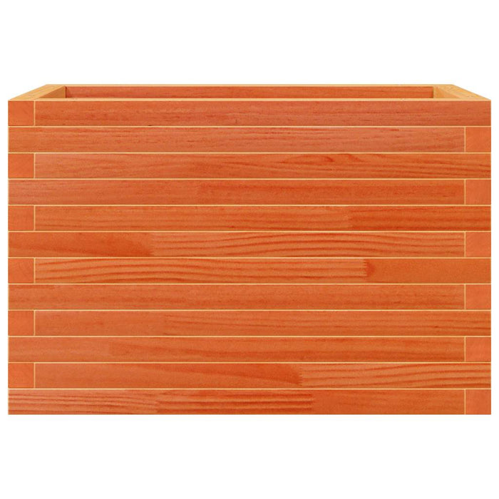 Jardinieră grădină, maro ceruit, 70x40x45,5 cm, lemn masiv pin - WALTI WALTI