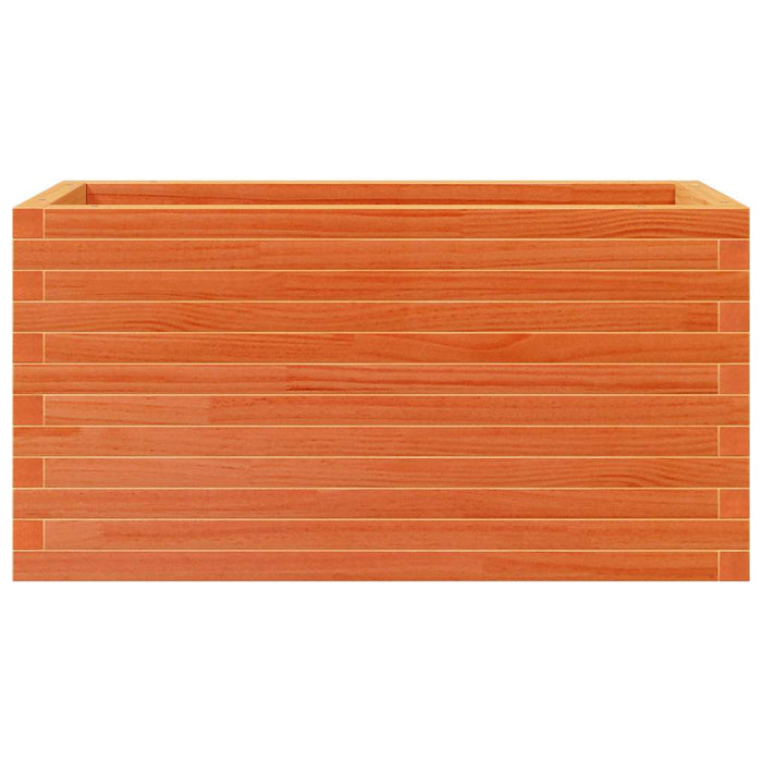 Jardinieră grădină, maro ceruit, 90x40x45,5 cm, lemn masiv pin - WALTI WALTI