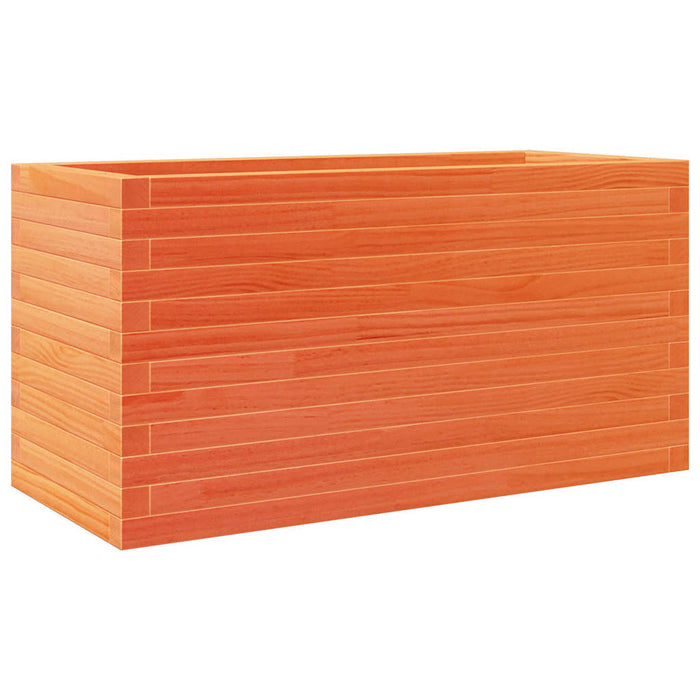 Jardinieră grădină, maro ceruit, 90x40x45,5 cm, lemn masiv pin - WALTI WALTI