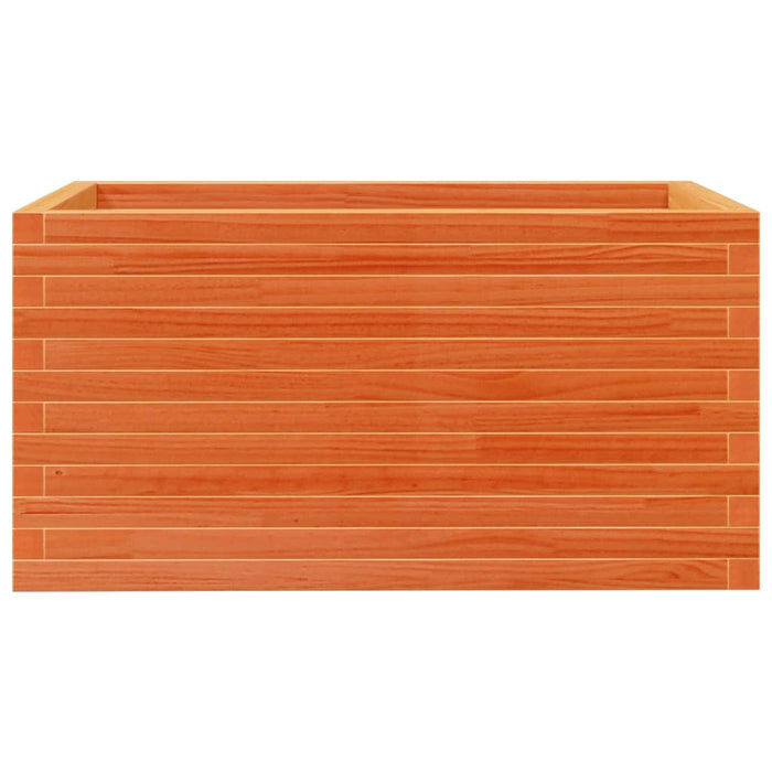 Jardinieră grădină, maro ceruit, 90x60x45,5 cm, lemn masiv pin - WALTI WALTI