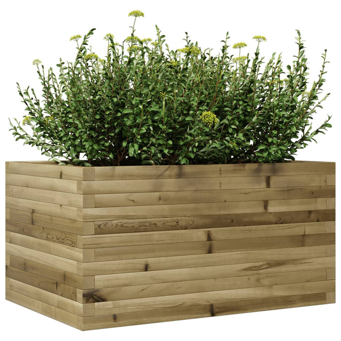 Jardinieră de grădină, 90x60x45,5 cm, lemn de pin impregnat - WALTI WALTI