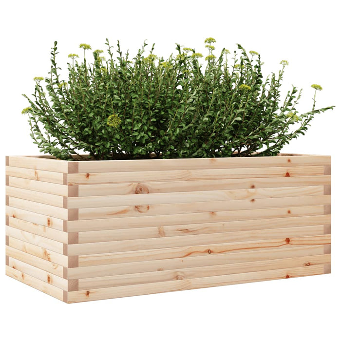 Jardinieră de grădină, 110x60x45,5 cm, lemn masiv de pin - WALTI WALTI